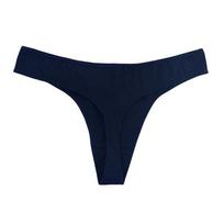 Underwear Simple Solid Color Briefs Women's Thong Sports Breathable Plus Size Women's Panties M juoda