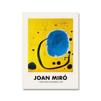 Joan Miro Abstraktus Gyvūno Portretas Parodos Plakatas Modernus Retro Sienos Meno Spaudinys Nuotrauka Vaikų Miegamojo Dekoratyvinis Drobės Tapyba 21x30cm No Framed
