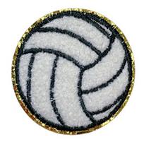 Išlyginamas beisbolo siuvinėtas lipdukas be raukšlių su aplikacijomis Futbolas Tinklinis Krepšinis Plyšimui atsparūs pleistrai su karštu juoda balta spalva