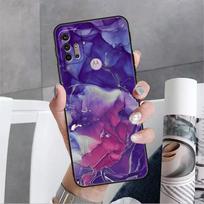 Marmuro rašto minkštas dėklas Motorola G60 G30 Edge 20 30 G22 G9 Play G52 G8 G9 Power G50 One Fusion juodam telefonui Moto G82