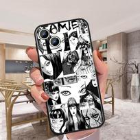 For Apple iPhone 13 12 mini 11 XS Pro Max XR 8 7 6S 6 5S 5 Plus Cover Junji Ito Tomie Soft Silicone Back Phone Case iPhone 5 5S