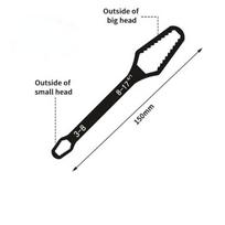 8-24mm Universalus Torx Raktas Lenta Reguliuojamas Dvigubos galvutės Torx Veržliaraktis Mechaninio Dirbtuvių Įrankiai Daugiafunkciai Rankiniai Įrankiai B small 8-16MM black