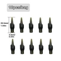 10 Set Carp Fishing Accessories Running Rig Clips Heli Chod Rig Ring Clips Quick Changes Clip For Carp Fishing Helicopter Rig Tackle