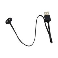 Nešiojamas maitinimo adapterio įkroviklio laidas laikiklio pagrindas, suderinamas su Mojawa MOJO2 ausinėmis, magnetinis USB greito įkrovimo kabelis black