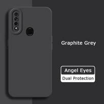 Angel Eyes Kvadratinis Skysto Silikono Telefono Dėklas Dangtelis OPPO A31 A8 360 Apsauginis Minkštas Smūgiams Atsparus Galinis Šarvas OPPOA31 Mergaitėms Funda OPPO A31 black
