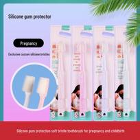 Silikoninis nano minkštas suaugusiųjų dantų šepetėlių paketas – mažos galvutės šeimos rinkinys 1 322B nano toothbrush