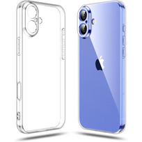 Skaidrus TPU dėklas, skirtas „iPhone 16E“, 16 E Plus, 15 Pro Max, 14, 13 Mini, 12, 11 X Xs Xr SE (2022 2020) – itin plonas permatomas telefono dėklas, skirtas priedams. For iPhone 16 Pro gryna