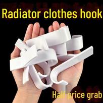 Universalus radiatoriaus ir vonios kambario durų kabliukas rankšluosčiams ir paltams Radiator hook