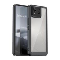 Spalvingas skaidrus TPU dėklas Asus Zenfone 11 Ultra 10 9 Apsauginis dangtelis Smūgiams atsparus Skaidrus Fundas Korpusas Coque Capa For Zenfone 11 Ultra juoda