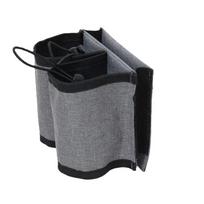 Travel Luggage Cup Holder Durable Free Hand Suitcase Drink Bag Travel Milk Tea Coffee Mugs Holder Fits All Suitcase Handles pilka