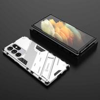 Case For Samsung Galaxy S21 Plus S21 FE S21 Ultra 5G Shockproof Armor Phone Case Anti-Fall Protect Back Cover Kickstand Coque For S21 balta