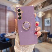 Luxury Plating Ring Holder Stand Case For Samsung Galaxy A54 A34 A24 A14 A25 A74 4g 5g A04s Silicone Back Cover A 54 34 24 14 A74 5G