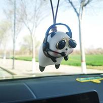 Automobilio salono ornamentas Mielas paršelis, draugiškas aplinkai Hanging Panda