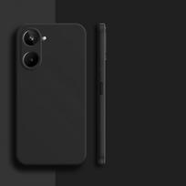 Dėklas Realme 10 Realme 10 4G 10 11 Pro Plus dangtelis Smūgiams atsparus skysto silikono TPU apsauginis telefono galinis dangtelis Realme 10 Realme 10 4G juoda