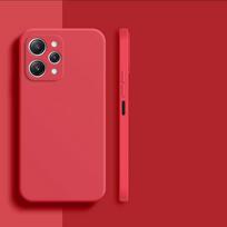 Dėl Xiaomi Redmi 12 4G dėklo Pilnas dangtelis Xiaomi Redmi 12C 10C 12 10 4G Dangtelis Korpusas Atsparus smūgiams Skystas silikonas TPU Juodas Funda Redmi 12 4G raudona