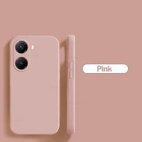 Prabangus skysto silikono smūgiams atsparus telefono dėklas Xiaomi Poco X7 Pro galiniam dangteliui For Poco X7 Pro rožinė