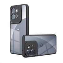 Matinis akrilinis dėklas, skirtas Motorola Edge 60 Fusion Edge50 Neo itin smūgiams atsparus šarvuotas kietas galinis dangtelis, skirtas Moto G85 G35 G55 buferiui. Motorola Edge 60 Fusion balta