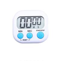 1 vnt. LCD skaitmeninis laikmatis virtuvės daugiafunkcinis magnetinis kepimo didelio ekrano elektroninis atgalinės atskaitos laikmatis namų virtuvės reikmenys white