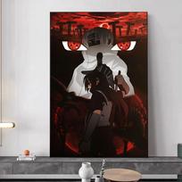 U-Uchiha I-Itachi Anime Plakatai Lipnus Baltas Popierius Lipdukas PASIDARYK PATS Kambario Baro Kavinės Kawaii Kambario Dekoras 21cm×30cm NoFrame