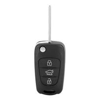 Automobilio Automobilio 3 Mygtukų Atlenkiamas Nuotolinio Rakto Pakabuko Korpusas Juodas Pakeitimas Tinka KIA Rondo