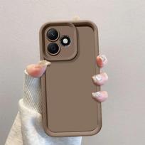 Apsauginis TPU dėklas kameros lęšiui Honor 400 Lite 5G minkštas silikoninis smūgiams atsparus dangtelis Honor 400 Pro 200 Smart 100 ABR-NX1 Honor 90 Pro ruda