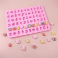 Gumos formos silikono šokolado formelės su lašintuvu „pasidaryk pats“ dinozauro meškiuko širdele ir mini spurgomis Valentino dienos vakarėlio kepimo formele 1Pcs