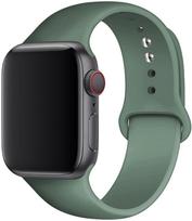 Silikoninis dirželis Apple Watch Band SE-10 42/46mm 44/45mm 38/40/41mm apyrankė iwatch Serie 9 8 7 6 5 4 3 ultra 2 49mm 38  40 41 mm S-M pušies žalios spalvos