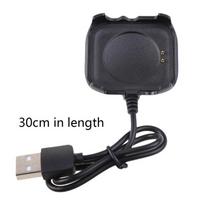 Greitas USB įkroviklio adapteris HW22 HW19 išmaniesiems laikrodžiams, įkrovimo kabelis, laidas juoda