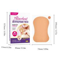Moisture-absorbing and antiperspirant patches, summer armpit antiperspirant and antiperspirant patches. 12PCS