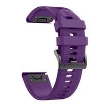 22 26mm QuickFit silikoninis apyrankės dirželis Garmin Fenix 7X 7 Pro 51 47mm 6X 6Pro Solar 5 5X Plus MARQ Mk2i Mk2 išmaniajam laikrodžiui QuickFit 26mm violetinė