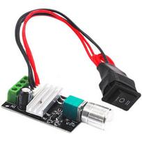Pwm nuolatinės srovės variklio reguliatorius 6V12V24V 3A greičio valdymas pirmyn ir atgal su jungikliu 1PC
