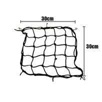 Motorcycle Cargo Net High Elastic Bicycle Motorbike Luggage Net Mesh Fuel Tank Helmet Bungee Network Moto Accessories 30*30cm juoda