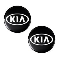 14mm Madingas automobilio nuotolinio valdymo pultelio emblema Ženklelis Radijo mygtuko Lipdukas Aksesuarai KIA Cerato Sportage R K2 K3 K5 Sorento Sportage R Rio Soul 2Pcs juoda
