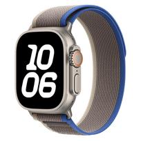 Trail Loop apyrankė Apple Watch Ultra 3 2 juosta 49mm 44mm 40mm 45mm 41mm 46mm 42mm 44 mm apyrankė iWatch serija 11 10 SE 9 8 7 6 5 4 38 40 41 42(S10) mm mėlyna/pilka