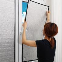 Klasikinio stiliaus PVC lipni folija langų plėvelė 7 mm storio, šilumą izoliuojanti, privati šešėlinė plėvelė namams, apsauginė plėvelė | Lipni | PVC medžiaga 50*50cm sidabras