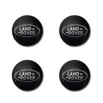 56mm Automobilio rato centrinės stebulės emblema Lipdukas Ratlankio lipdukas Land Rover Discovery Range Rover Evpque Defender Automobilio Akinių dėklas Rover L322 L405 juoda