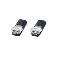 1-100 vnt. 12V laidų kabelių užspaudžiami jungtys gnybtų sujungimo elementai automobilio automatinis kištukas 2PCS