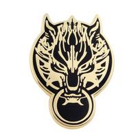 Final Fantasy VII Advent Children Cloud Strife Wolf Brooch for Collectors auksas