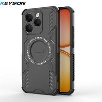 KEYSION Hollow Heat Dissipation Case for Realme 15T 5G Silicone+PC Magnetic Cooling Shockproof Phone Cover for Realme 15T for Realme 15T juoda