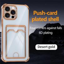 Dengta Piniginės Kortelės Lizdo Telefono Dėklas iPhone 17 16 15 14 13 12 11 Pro Max 17 Air 16E Atsparus Smūgiams Skaidrus Minkštas Silikoninis Dangtelis For iPhone 17