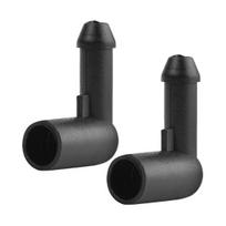 2 vnt. priekinio stiklo apiplovimo žarnos jungtis, plastikinė, lengvai montuojama žarnos jungtis, skirta Vauxhall/Opel Vastra H (2004–2010 m) OEM 13171805 1452941 juoda