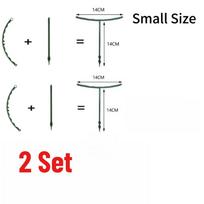 Augalų atrama Sodo puslankis Gėlių stovas Narvas Augalų auginimo Fiksavimo strypas Vijoklinių augalų kopimo Laikiklis Kuolas Laikiklis Bonsai įrankis S-2PCS