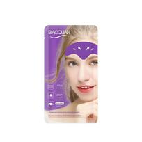 Explosive hydrogel protoprotein anti-wrinkle forehead patch, head-up pattern, Sichuan character pattern, anti-wrinkle firming patch, mask 1pcs violetinė