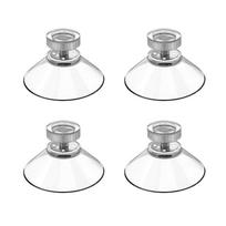 Siurbiamoji taurė 40mm Priedai Skaidrus siurbiamasis veržtas PVC 4PCS