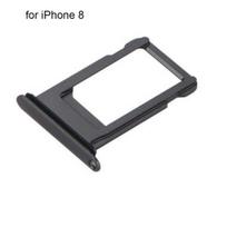 Pakeičiama SIM kortelės dėklo plokštelė, taisymo laikiklis, lizdo dalis, skirta iPhone 8 8Plus for iPhone 8 juoda