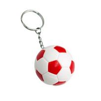 Futbolo raktų pakabukas Daugiafunkcis Realistiškas Trijų matmenų Lygus paviršius Daugkartinio naudojimo Suvenyrų dovanos Mini futbolas raudona