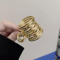 Elegantiškas aukštos arklio uodegos segtukas – metalinis plaukų segtukas moteriškoms šukuosenoms auksas