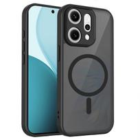 For OPPO Reno 14 13 12 Reno14 Reno13 F Pro 13F 14F 12F Case Magnetic Plating Airbag Soft Matte Transparent Shockproof Back Cover Oppo Reno14 F 5G juoda