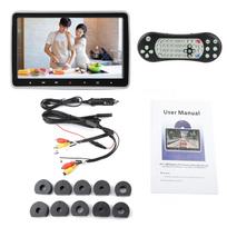 10,1 colio TFT HD automobilio galvos atramos DVD grotuvas, prisegamas nešiojamas skaitmeninis pagalvės monitorius