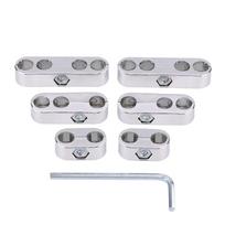 7mm 8mm Spark Plug Wire Separators Dividers Looms for Chevy Ford & Mopar Silver